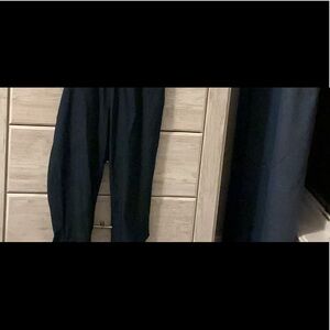 Calia by Carrie Underwood navy joggers.  Shirred ankles